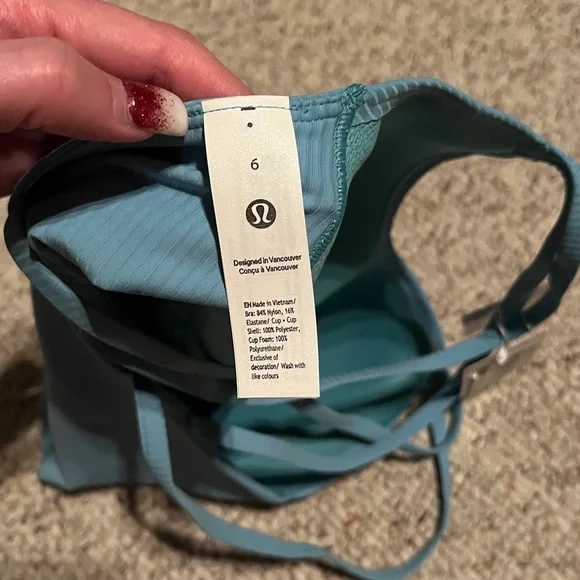 NWT Lululemon Like A Cloud Longline Bra B/C *Ribbed - Picture 5 of 5